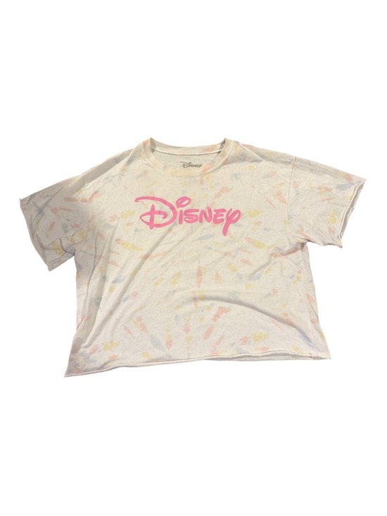 Disney Tops - Disney Pastel Pastel Tie Dye Crop T-Shirt Large